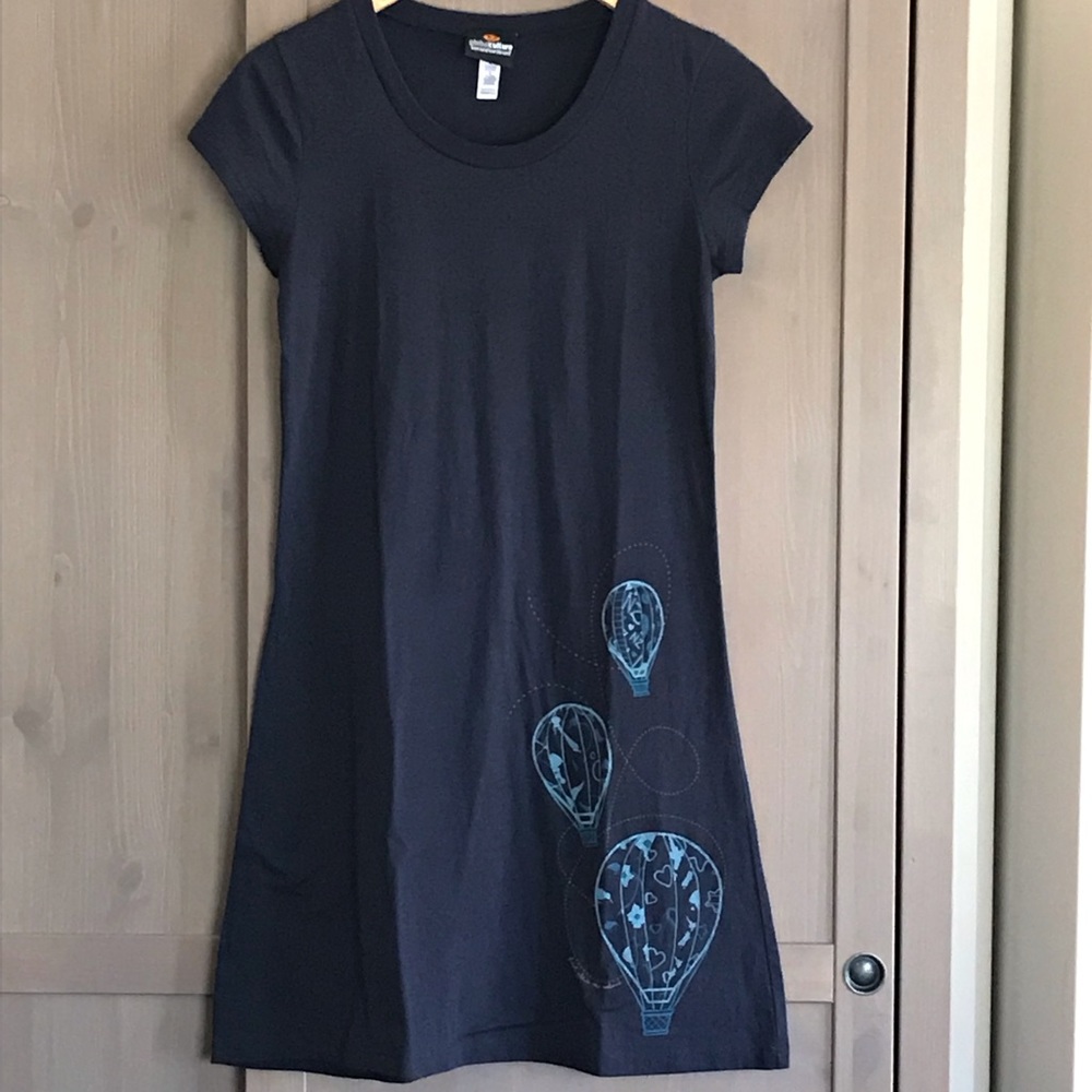 Global Culture navy t-shirt dress